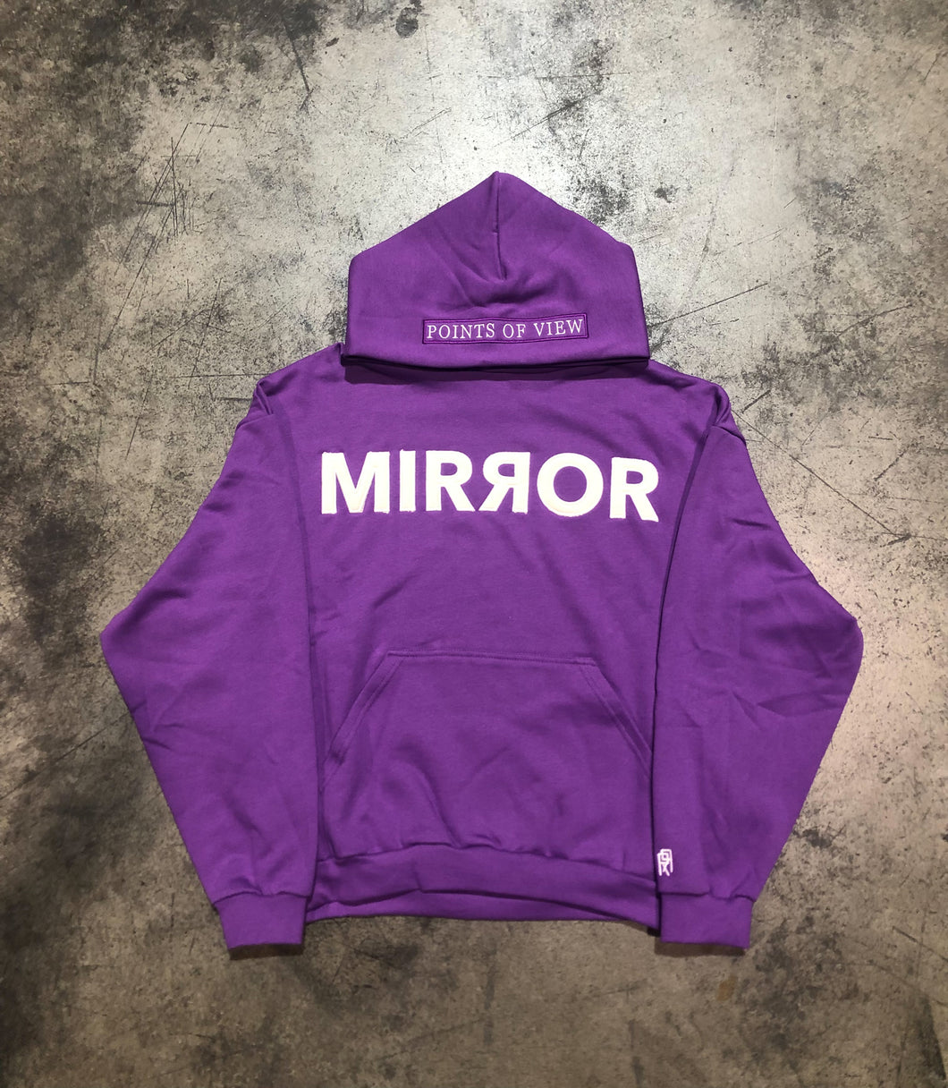 MIRROR purple hoodie